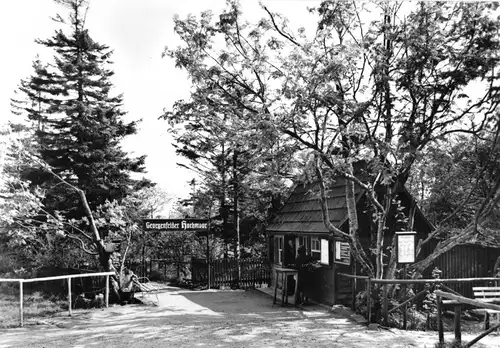 AK, Zinnwald-Georgenfeld Erzgeb., Georgenfelder Hochmoor, Eingang, 1980