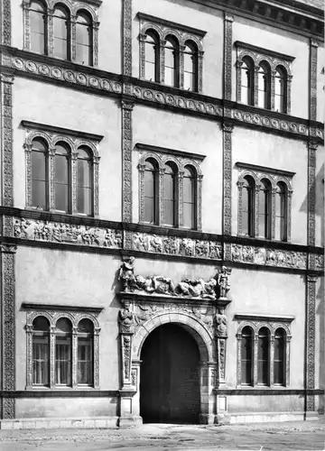 AK, Wismar, Fürstenhof, Eingangsbereich, 1974
