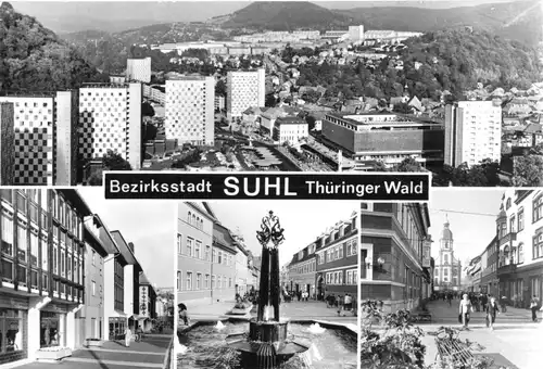 AK, Suhl, Thür. Wald, vier Abb., 1987