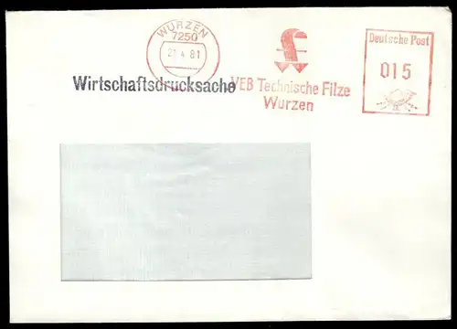 AFS, VEB Technische Filze Wurzen, o Wurzen, 7250, 27.4.81