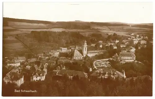 AK, Bad Schwalbach, Teilansicht, ca. 1928