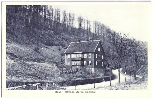 AK, Zorge Südharz, Haus Hoffmann,1932