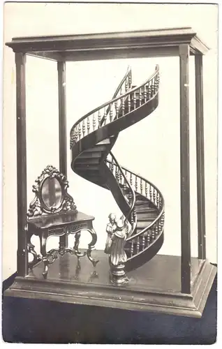 AK, Goslar, Freitragende Treppe, Echtfoto, ca. 1930