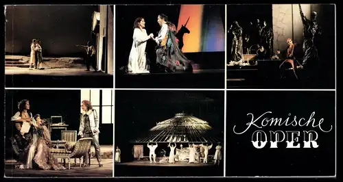 Programmübersicht 1990/91, Komische Oper Berlin, 1990