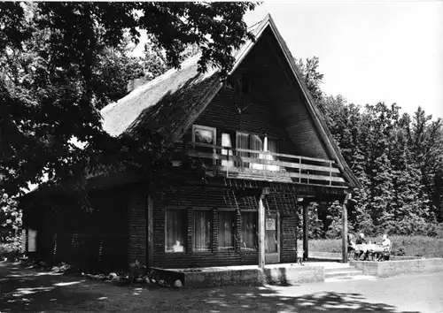 AK, Ostseebad Heiligendamm, Gaststätte Jagdhaus, Außenansicht, 1969