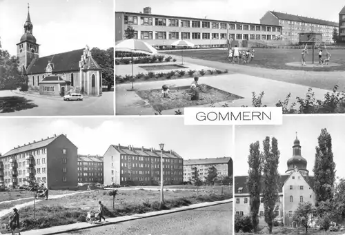 AK, Gommern Kr. Burg, vier Abb., 1975