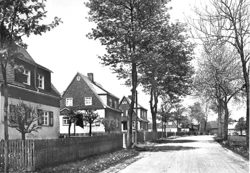 AK, Deutscheinsiedel, Gesamtansicht, Straßenpartie, 1977