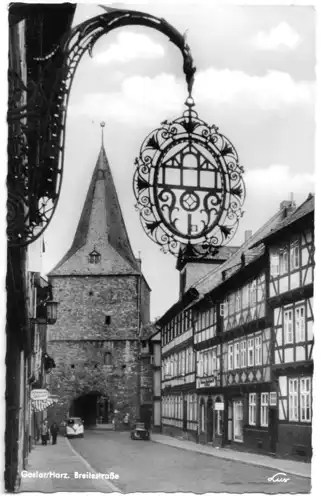 AK, Goslar Harz, Breitestr., um 1961