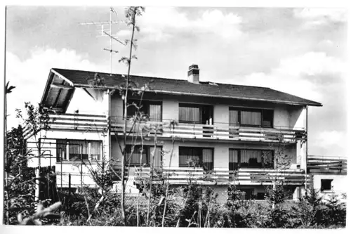 AK, Höchenschwand Schwarzw., Pension "Zuhause", Panoramastr. 19, um 1960