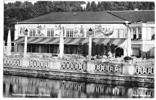 AK, Starnberg am See, Seegaststätte Undosabad, um 1960