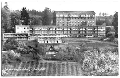 AK, Heidelberg, Sanatorium "Königstuhl", um 1962