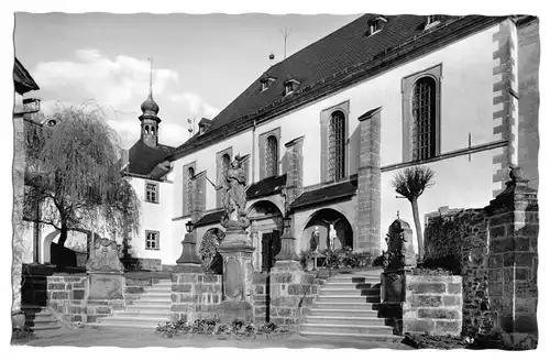 AK, Marienweiher Frankenw., Wallfahrtskirche Marienweiher, Außenansicht, um 1965