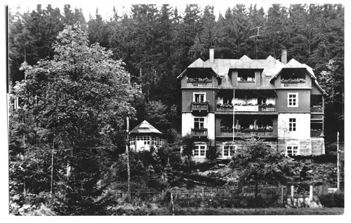 AK, Waldbärenburg (Erzgeb), FDGB-Erholungsheim, 1962