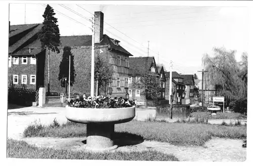 AK, Oberhain über Rudolstadt, Straßenpartie, Version 2, um 1963