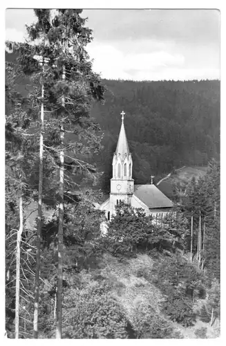 AK, Scheibe - Alsbach Thür. Wald, Kirche, 1959
