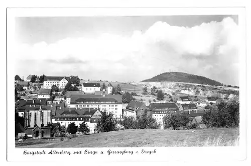 AK, Altenberg Erzgeb. Teilansicht mit Binge, 1961