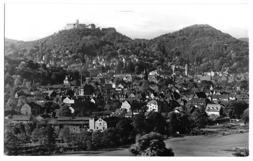 AK, Eisenach, Gesamtansicht, 1961