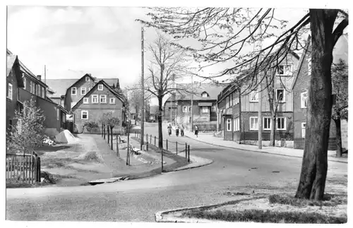 AK, Frauenwald Thür., Blick zur Nordstr., 1967