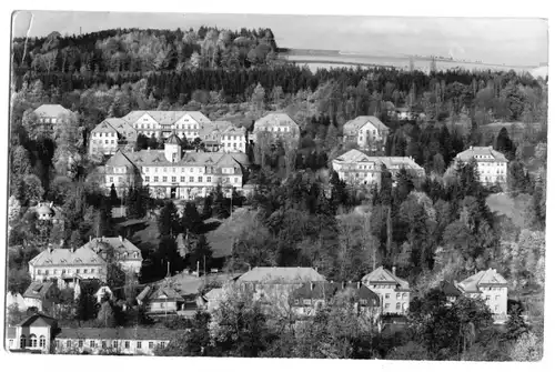 AK, Bad Gottleuba, Teilansicht vom Sanatorium, 1956