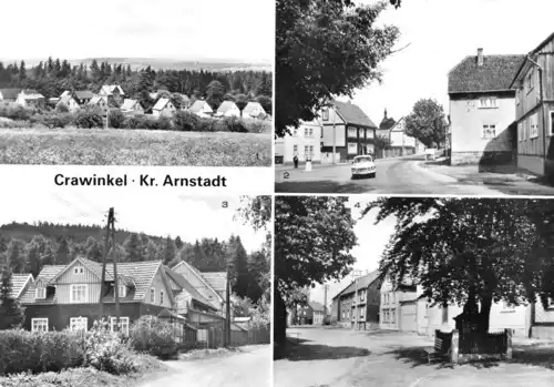 AK, Crawinkel Kr. Arnstadt, vier Abb., 1982