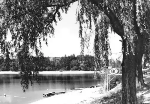 AK, Talsperre Malter, Strandbad Malter, 1969