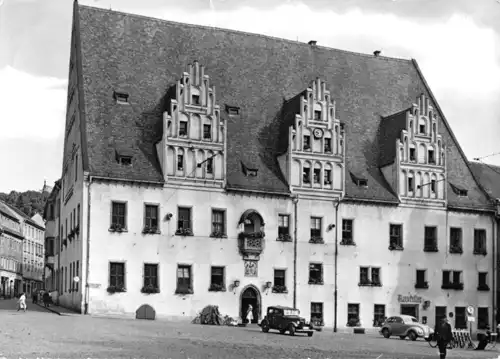 AK, Meissen Elbe, Rathaus, 1959