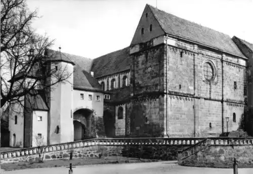 Karte, Wechselburg, Stiftskirche, Westansicht, 1977