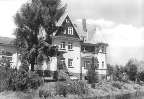 AK, Dröbischau Kr. Rudolstadt, Gaststätte "Zur Burg", 1983