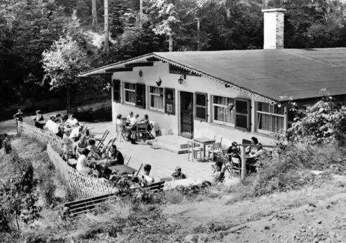 AK, Katzhütte Thür., Waldgaststätte "Amselheim", 1977