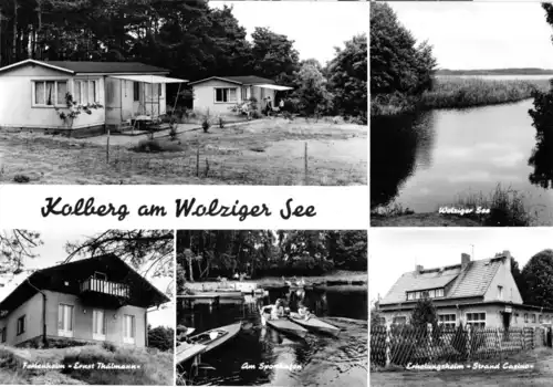 AK, Kolberg am Wolziger See, Kr. Königs Wusterhausen, fünf Abb., 1970
