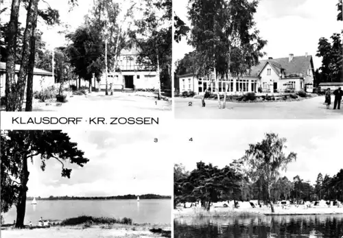 AK, Klausdorf Kr. Zossen, vier Abb., 1961