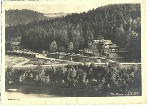 AK, Lauenhain über Mittweida, Waldhaus Lauenhain, 1951, Echtfoto