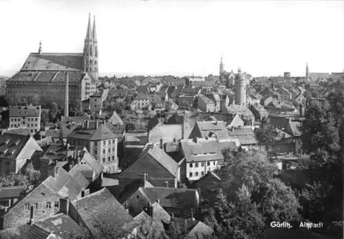 AK, Görlitz, Blick über die Altstadt, 1969