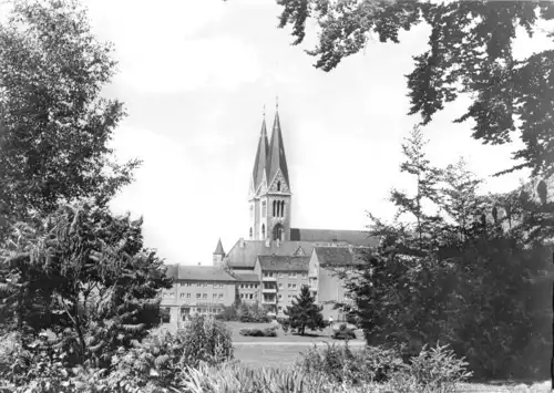 AK, Halberstadt, Blick zum Dom, 1983
