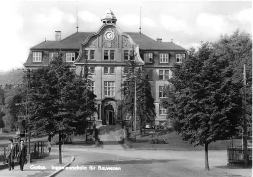 AK, Gotha, Ingenieurschule für Bauwesen, 1975