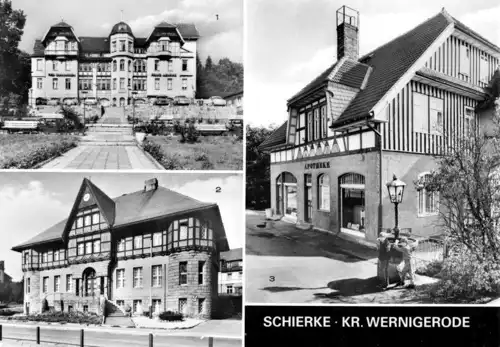 AK, Schierke Kr. Wernigerode, drei Abb., 1980