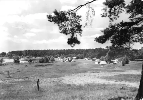 AK, Silz Kr. Waren Müritz, Zeltplatz "Nossentiner Ecken", 1976