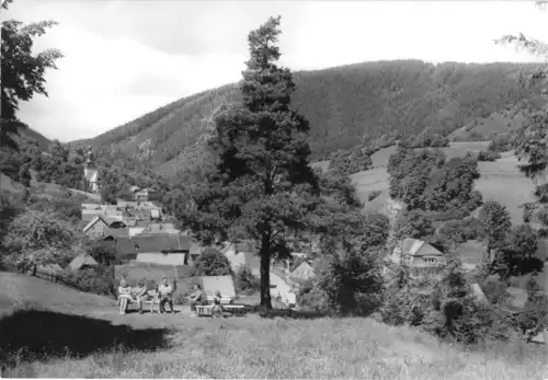 AK, Döschnitz Kr. Rudolstadt, Teilansicht, 1977