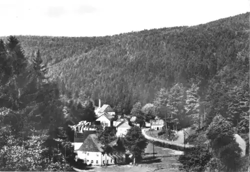 AK, Kurort Seiffen Erzgeb., Im Seiffener Grund, 1970