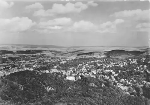 AK, Eisenach, Gesamtansicht von der Wartburg, 1960