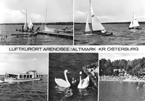 AK, Arendsee Kr. Osterburg, fünf Abb., 1980