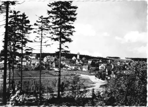 AK, Oberhof Thür. Wald, Teilansicht, 1960