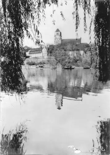 AK, Karl-Marx-Stadt, Partie am Schloßteich, 1964