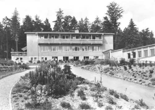 AK, Kurort Hartha Kr. Freital, Reichsbahnheim, Neubau