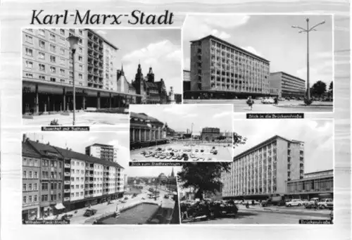 AK, Karl-Marx-Stadt, fünf Abb., 1967