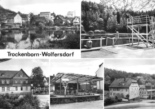 AK, Trockenborn-Wolfersdorf, fünf Abb., 1985