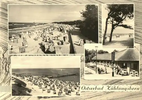 AK, Ostseebad Kühlungsborn, vier Abb., gestaltet, 1963