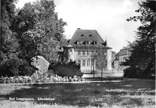 AK, Bad Langensalza, Schwefelbad, 1970