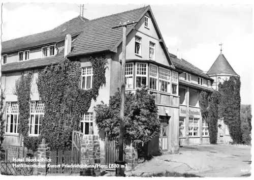 AK, Friedrichsbrunn Harz, Hotel Brockenblick, 1962