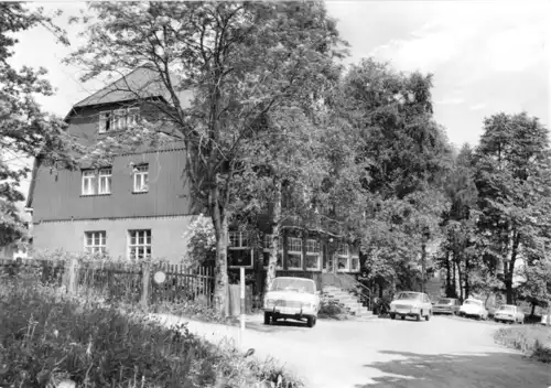 AK, Hartmannsdorf, Talsperrencafé, 1972